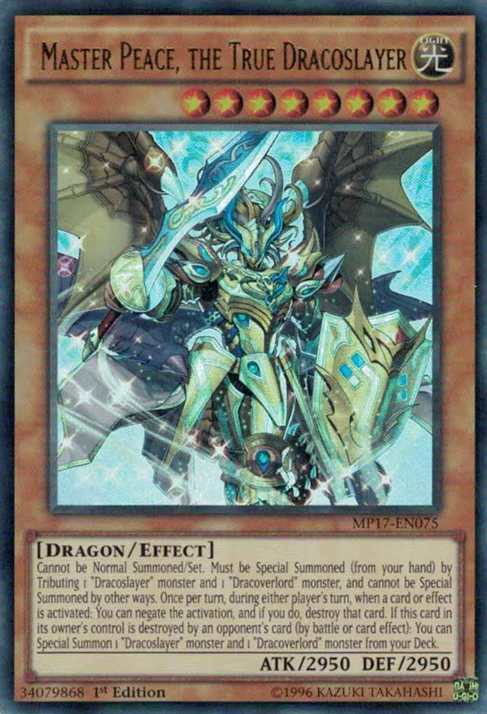 Master Peace, the True Dracoslayer [MP17-EN075] Ultra Rare | Cracking-Singles