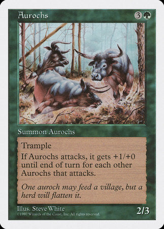 Aurochs [Fifth Edition] | Cracking-Singles