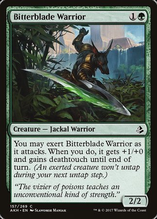 Bitterblade Warrior [Amonkhet] | Cracking-Singles