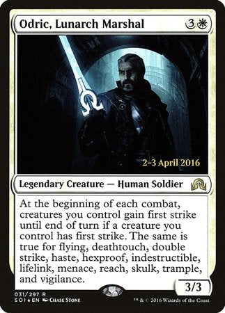 Odric, Lunarch Marshal [Shadows over Innistrad Promos] | Cracking-Singles