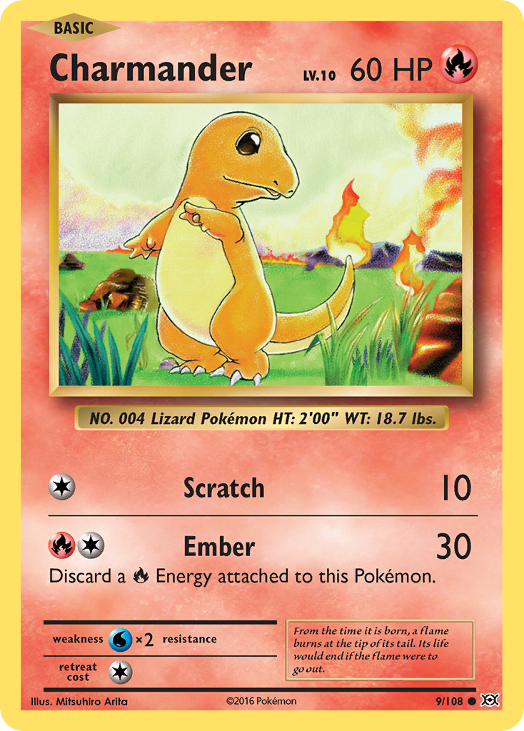 Charmander (9/108) [XY: Evolutions] | Cracking-Singles