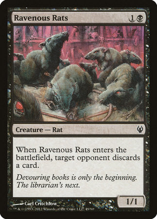 Ravenous Rats [Duel Decks: Izzet vs. Golgari] | Cracking-Singles