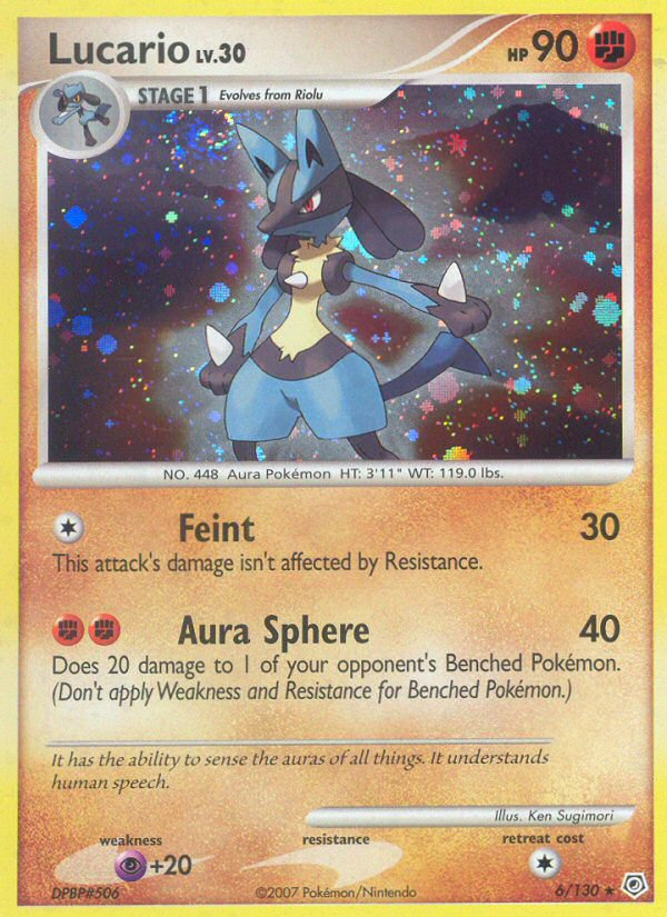 Lucario (6/130) [Diamond & Pearl: Base Set] | Cracking-Singles