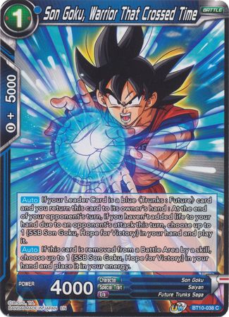 Son Goku, Warrior That Crossed Time [BT10-038] | Cracking-Singles