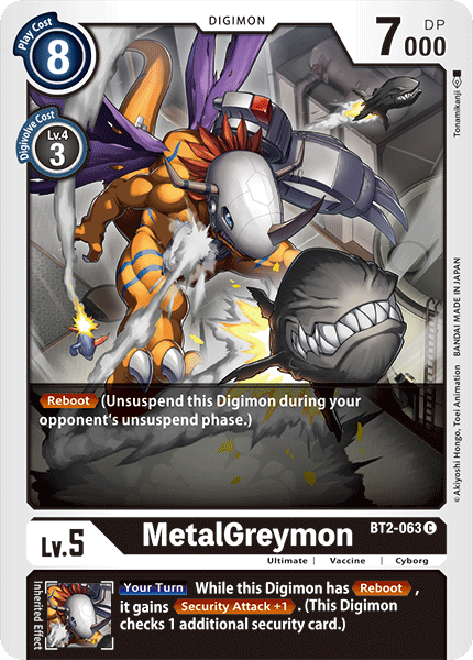 MetalGreymon [BT2-063] [Release Special Booster Ver.1.0] | Cracking-Singles