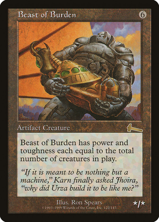 Beast of Burden [Urza's Legacy] | Cracking-Singles