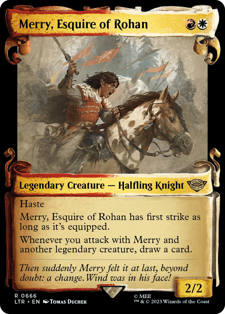 Merry, Esquire of Rohan [The Lord of the Rings: Tales of Middle-Earth Showcase Scrolls] | Cracking-Singles