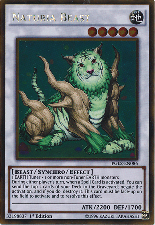 Naturia Beast [PGL2-EN086] Gold Rare | Cracking-Singles