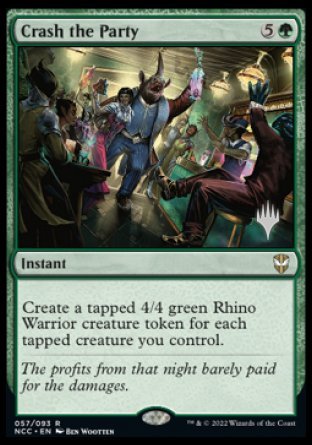 Crash the Party (Promo Pack) [Streets of New Capenna Commander Promos] | Cracking-Singles