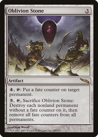 Oblivion Stone [Mirrodin] | Cracking-Singles