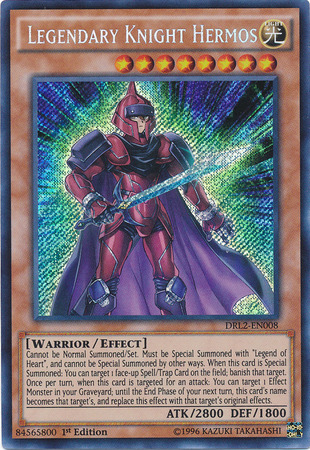 Legendary Knight Hermos [DRL2-EN008] Secret Rare | Cracking-Singles