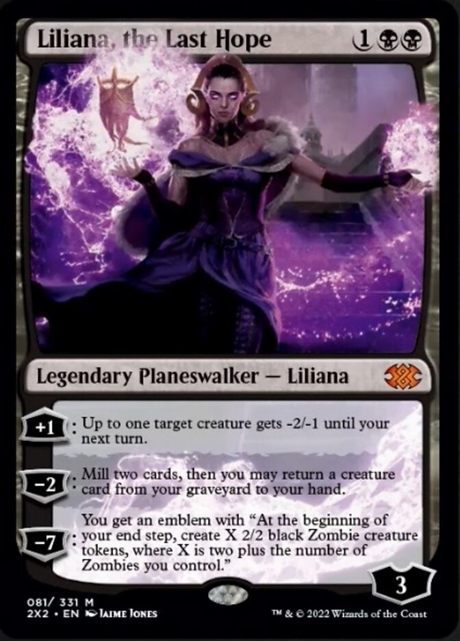 Liliana, the Last Hope [Double Masters 2022] | Cracking-Singles