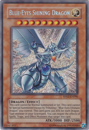 Blue-Eyes Shining Dragon [RP02-EN096] Secret Rare | Cracking-Singles