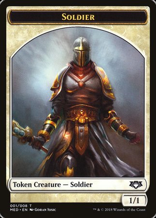 Soldier Token [Mythic Edition Tokens] | Cracking-Singles