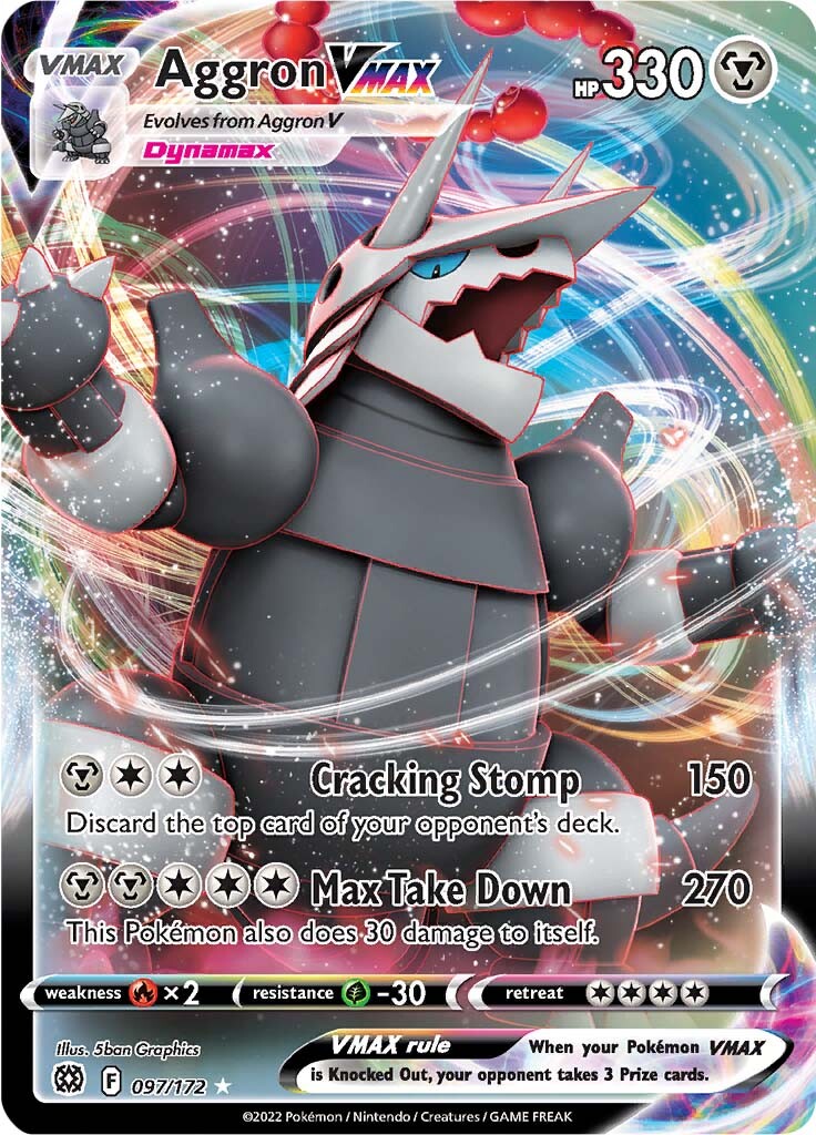 Aggron VMAX (097/172) [Sword & Shield: Brilliant Stars] | Cracking-Singles