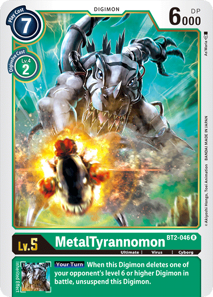 MetalTyrannomon [BT2-046] [Release Special Booster Ver.1.0] | Cracking-Singles