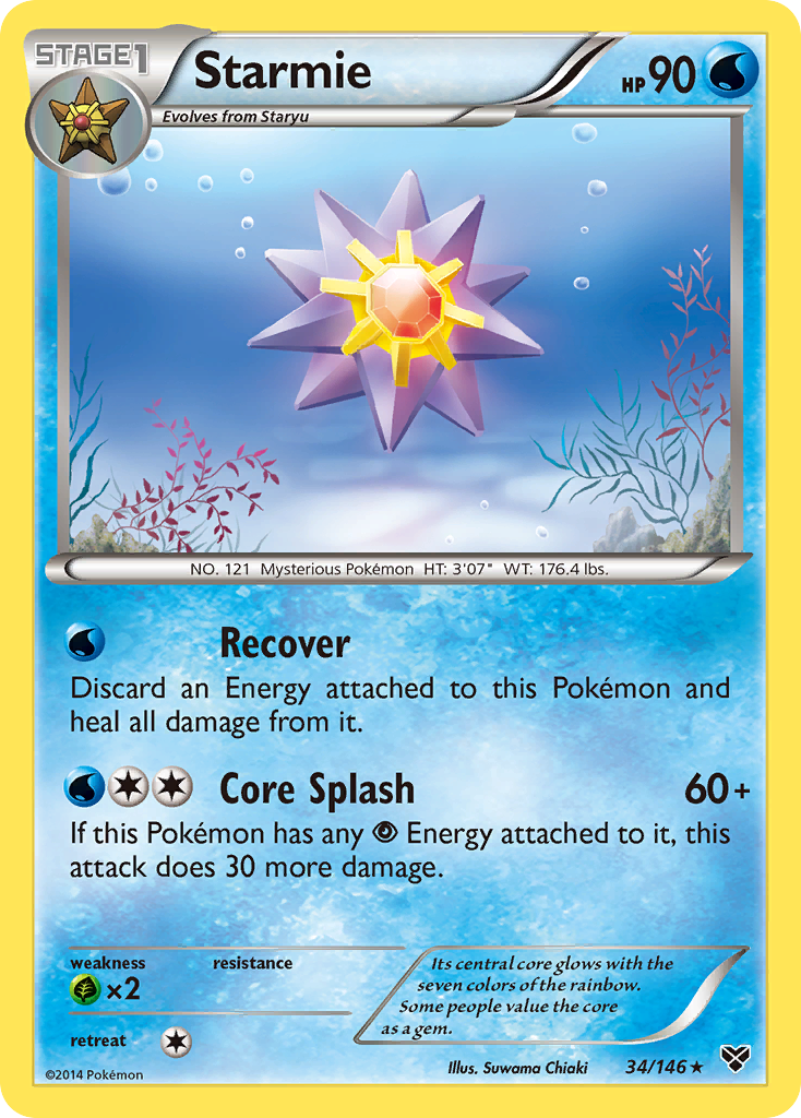 Starmie (34/146) [XY: Base Set] | Cracking-Singles