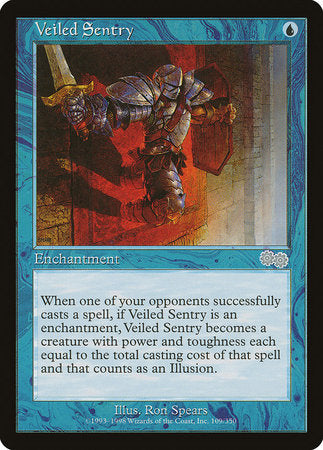 Veiled Sentry [Urza's Saga] | Cracking-Singles