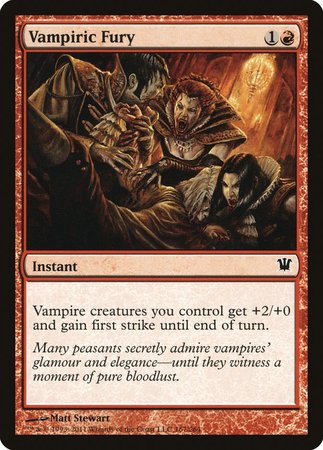 Vampiric Fury [Innistrad] | Cracking-Singles