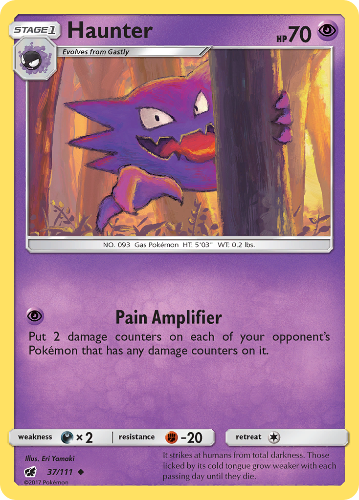 Haunter (37/111) [Sun & Moon: Crimson Invasion] | Cracking-Singles