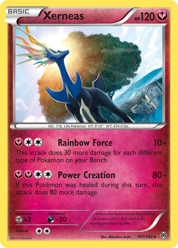 Xerneas (107/162) (Cosmos Holo) (Blister Exclusive) [XY: BREAKthrough] | Cracking-Singles