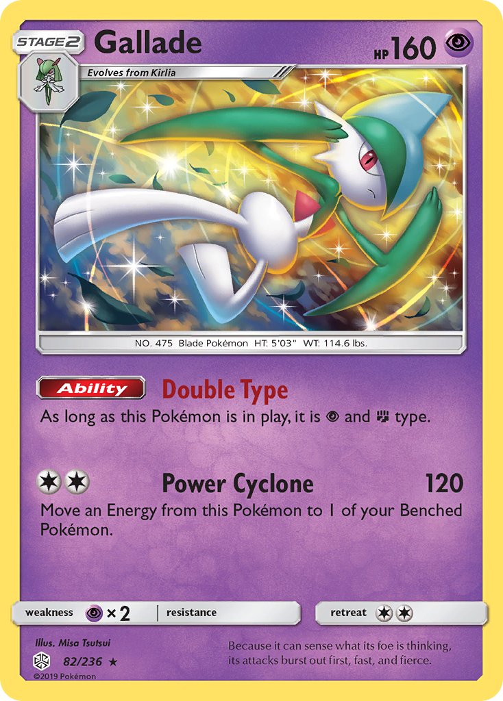 Gallade (82/236) [Sun & Moon: Cosmic Eclipse] | Cracking-Singles