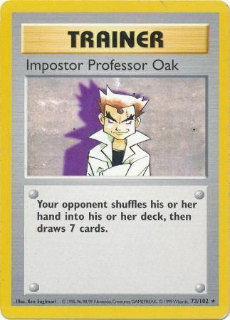 Impostor Professor Oak (73/102) [Base Set Shadowless Unlimited] | Cracking-Singles