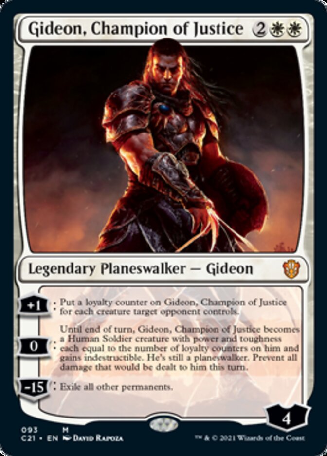 Gideon, Champion of Justice [Commander 2021] | Cracking-Singles