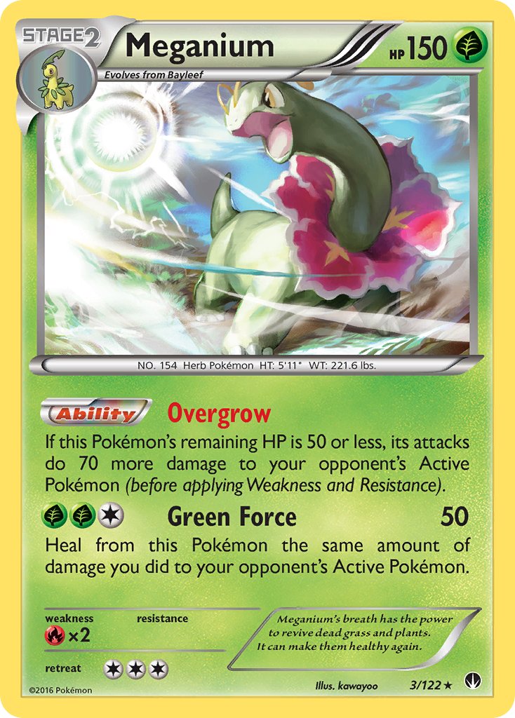 Meganium (3/122) [XY: BREAKpoint] | Cracking-Singles