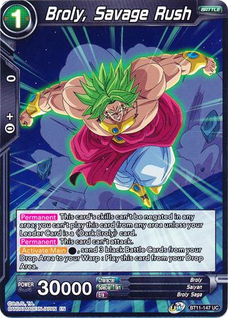 Broly, Savage Rush [BT11-147] | Cracking-Singles