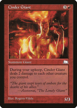 Cinder Giant [Weatherlight] | Cracking-Singles