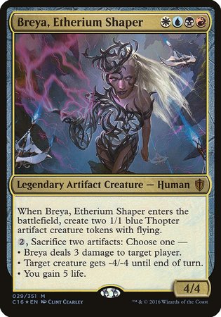 Breya, Etherium Shaper (Commander 2016) [Commander 2016 Oversized] | Cracking-Singles