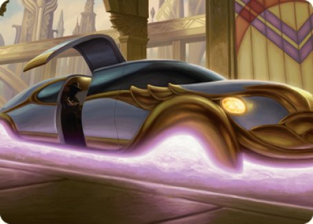 Mysterious Limousine Art Card [Streets of New Capenna Art Series] | Cracking-Singles