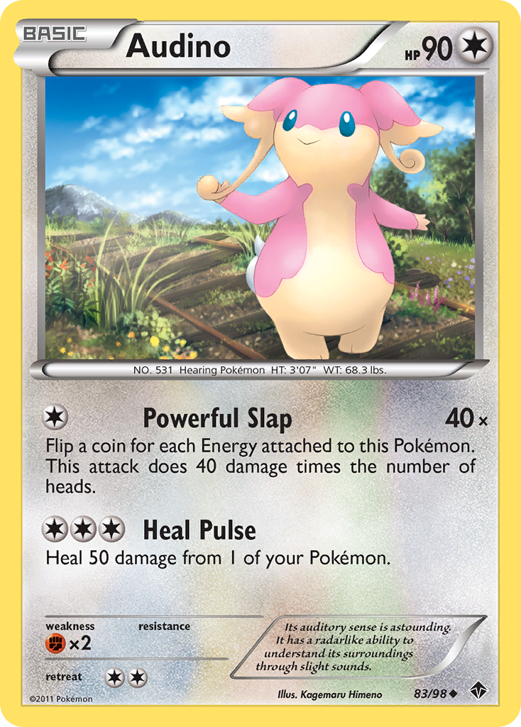 Audino (83/98) [Black & White: Emerging Powers] | Cracking-Singles