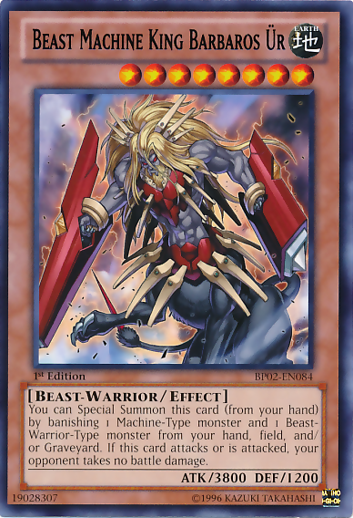 Beast Machine King Barbaros Ur [BP02-EN084] Mosaic Rare | Cracking-Singles