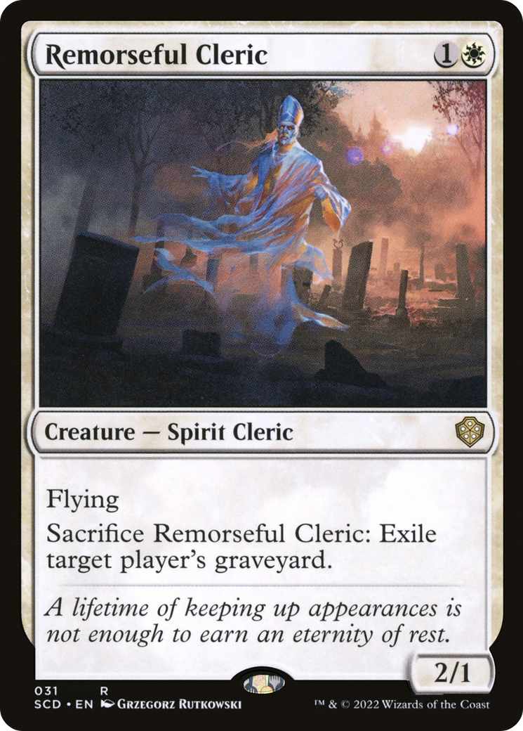 Remorseful Cleric [Starter Commander Decks] | Cracking-Singles