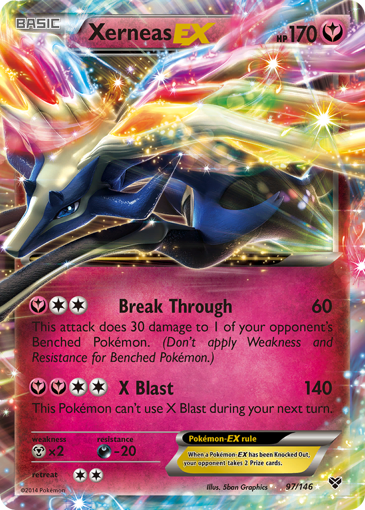 Xerneas EX (97/146) [XY: Base Set] | Cracking-Singles