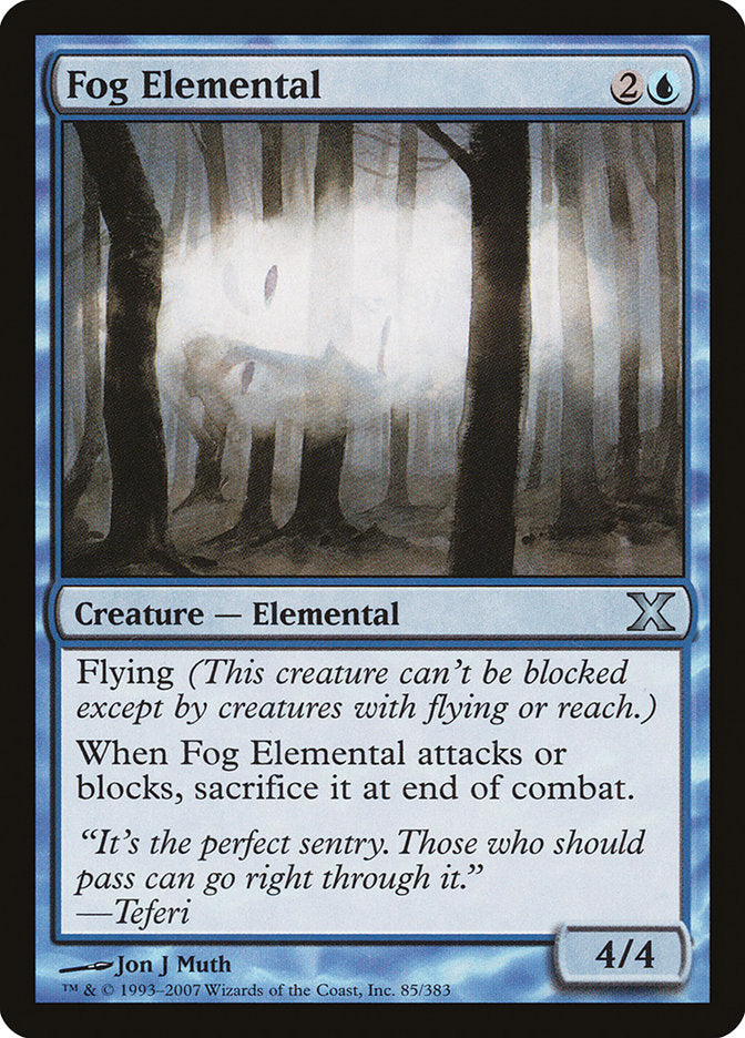 Fog Elemental [Tenth Edition] | Cracking-Singles