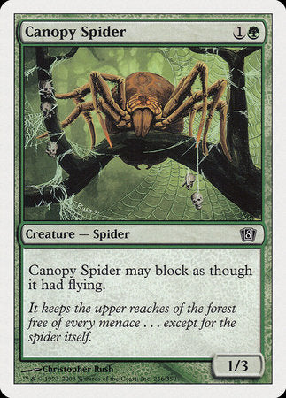 Canopy Spider [Eighth Edition] | Cracking-Singles