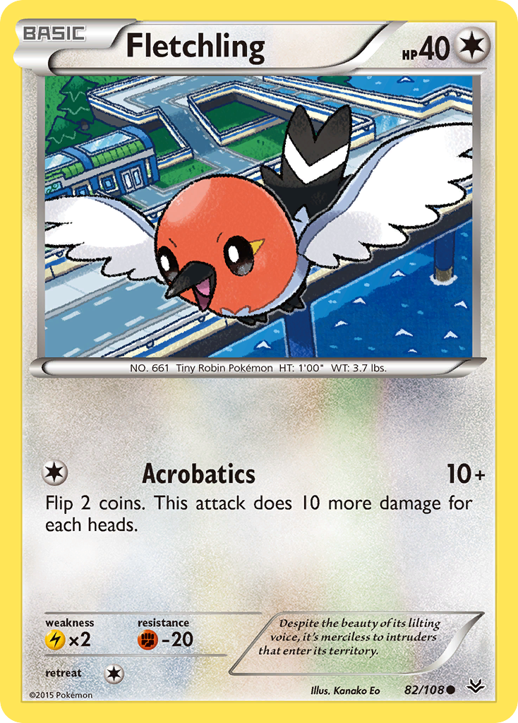 Fletchling (82/108) [XY: Roaring Skies] | Cracking-Singles