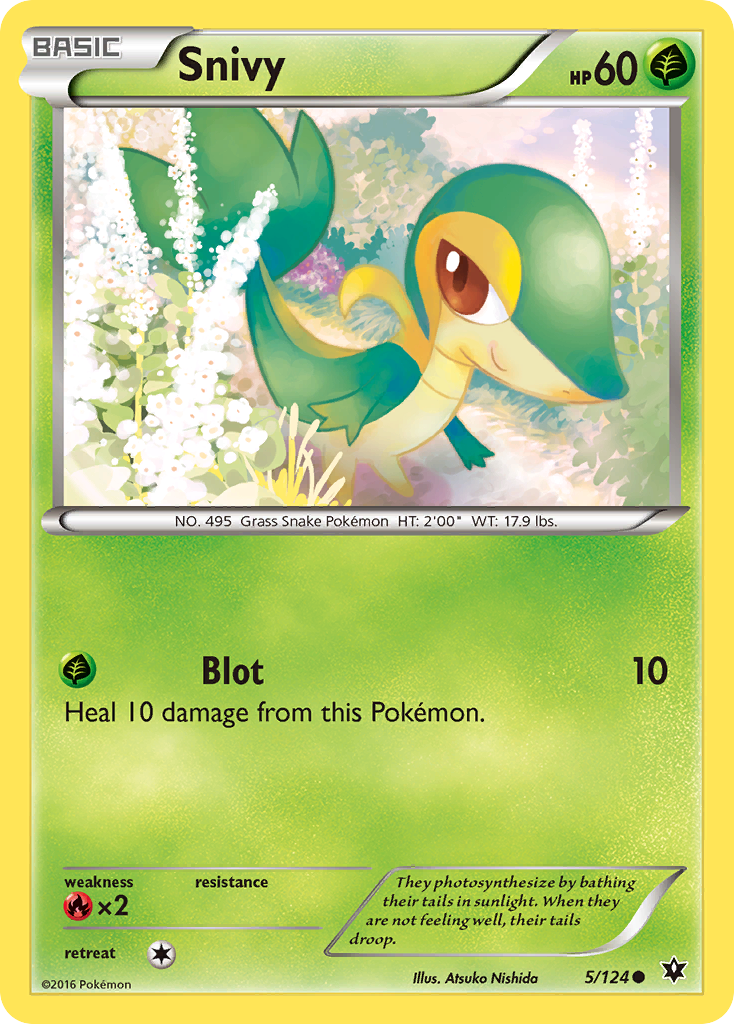 Snivy (5/124) [XY: Fates Collide] | Cracking-Singles