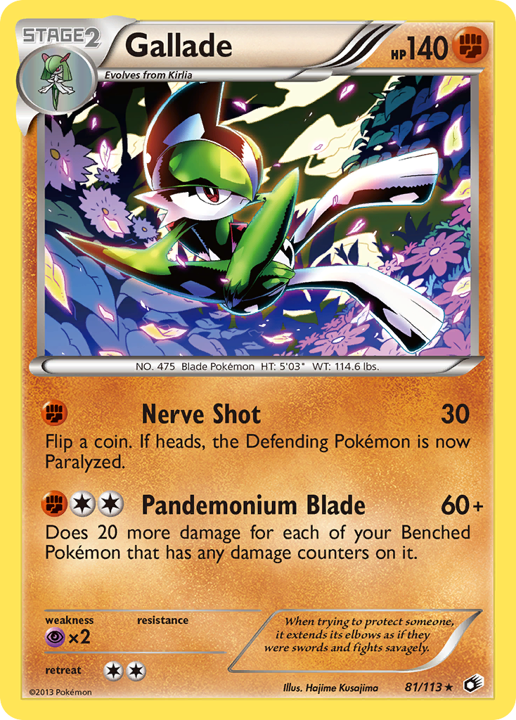 Gallade (81/113) [Black & White: Legendary Treasures] | Cracking-Singles