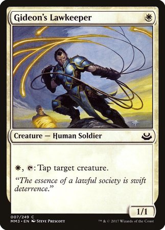 Gideon's Lawkeeper [Modern Masters 2017] | Cracking-Singles