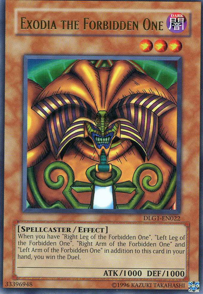 Exodia the Forbidden One [DLG1-EN022] Ultra Rare | Cracking-Singles