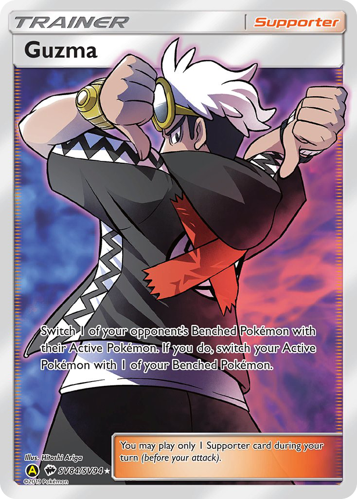 Guzma (SV84/SV94) [Sun & Moon: Hidden Fates - Shiny Vault] | Cracking-Singles