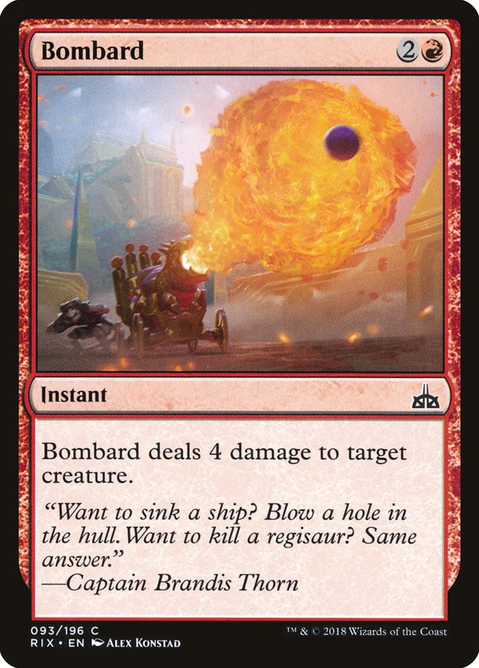 Bombard [Rivals of Ixalan] | Cracking-Singles