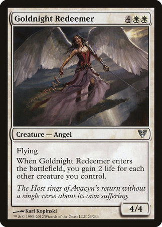 Goldnight Redeemer [Avacyn Restored] | Cracking-Singles