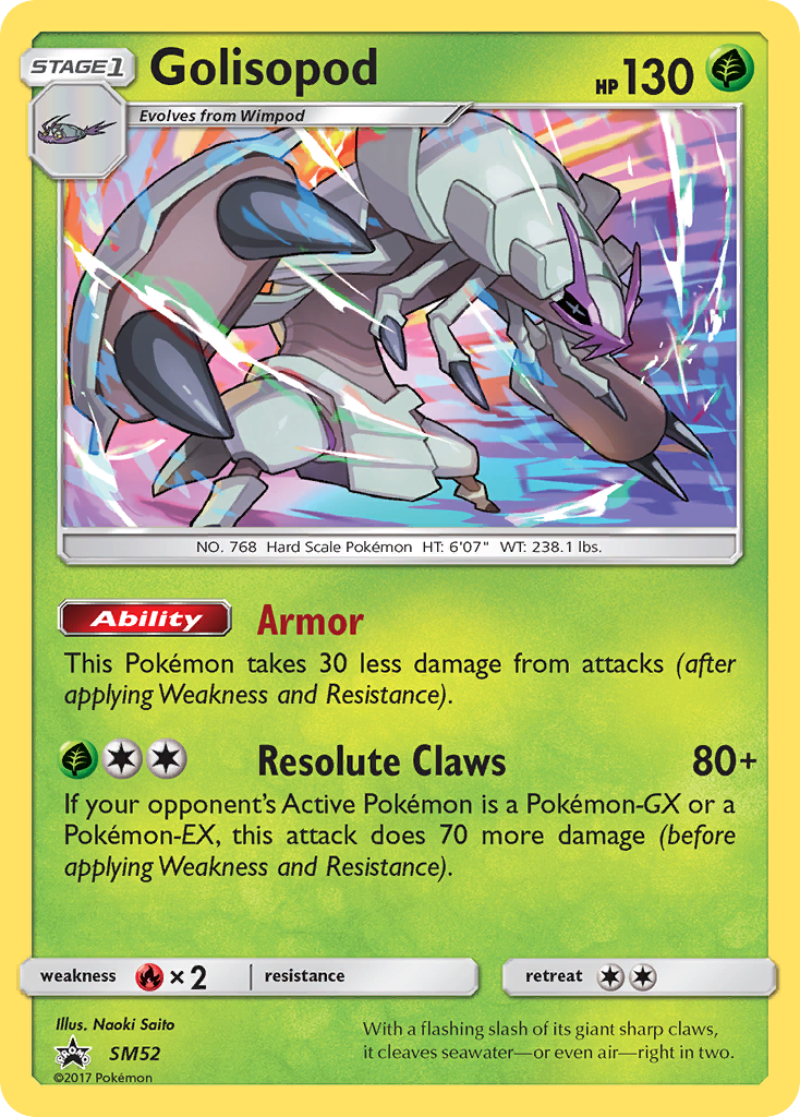 Golisopod (SM52) [Sun & Moon: Black Star Promos] | Cracking-Singles