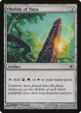 Obelisk of Naya [Shards of Alara] | Cracking-Singles