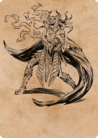 Livaan, Cultist of Tiamat Art Card [Commander Legends: Battle for Baldur's Gate Art Series] | Cracking-Singles